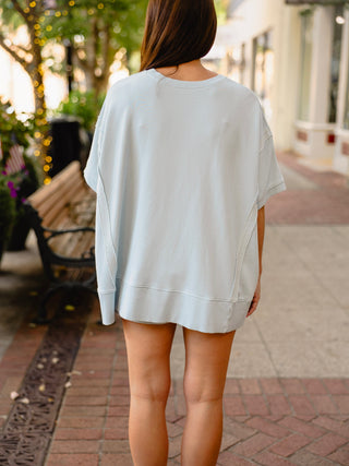 French terry SS oversized sweatshirt