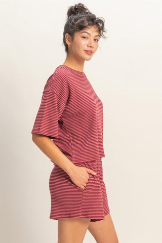 Thin stripe HR shorts
