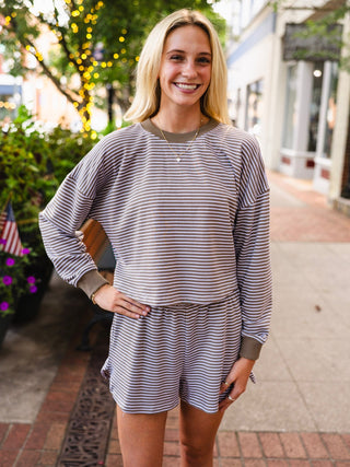 Boardwalk stripe shorts