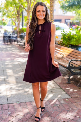 Bow detail dress