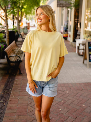 Crew neck tee