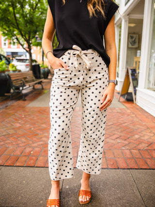 Polka dot pants