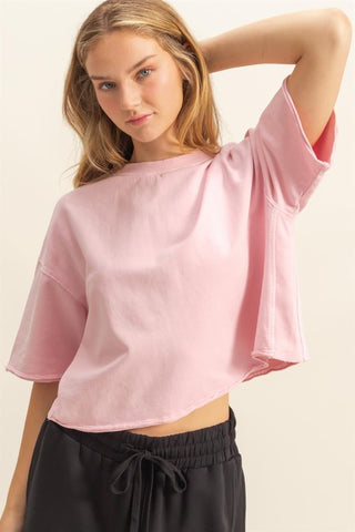 SS boxy cropped tee
