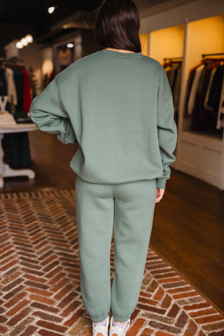 Eldergreen fleece billow pants
