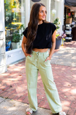 Lia tie waist pants