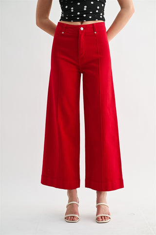 Red HR wide leg jeans