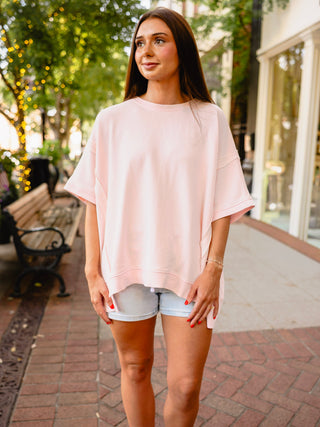 French terry SS oversized sweatshirt