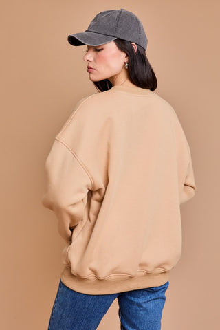 Apres Ski fleece sweatshirt