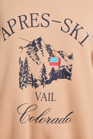 Apres Ski fleece sweatshirt