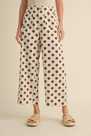 Polka dot pants