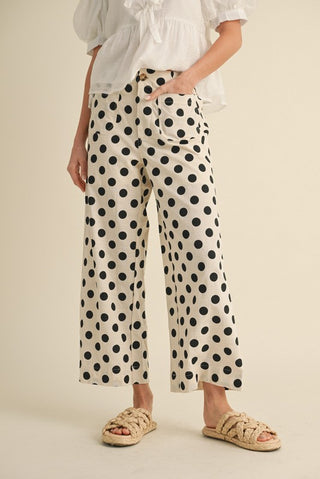 Polka dot pants