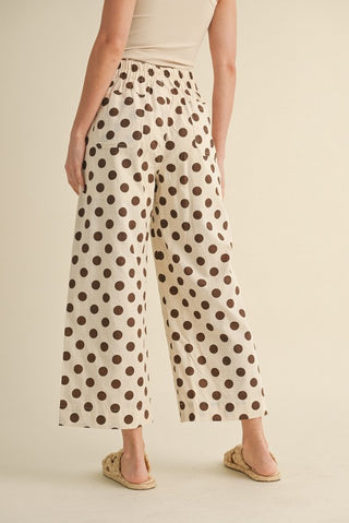 Polka dot pants