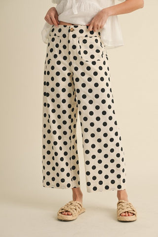 Polka dot pants