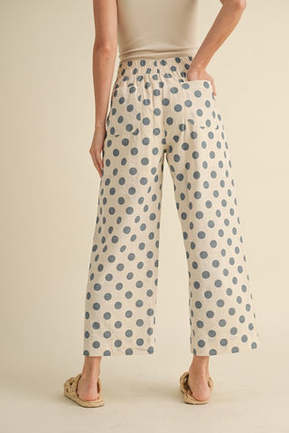 Polka dot pants