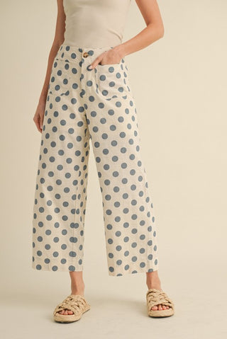 Polka dot pants
