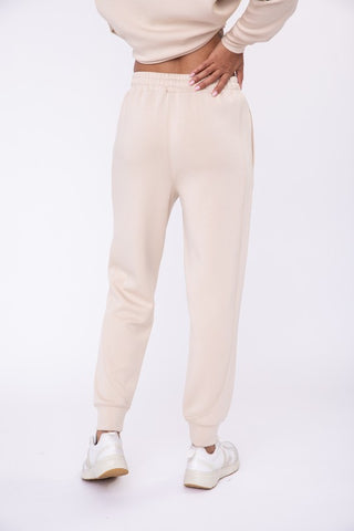 Contrast seam joggers