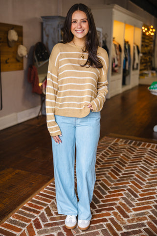 LS stripe LW sweater