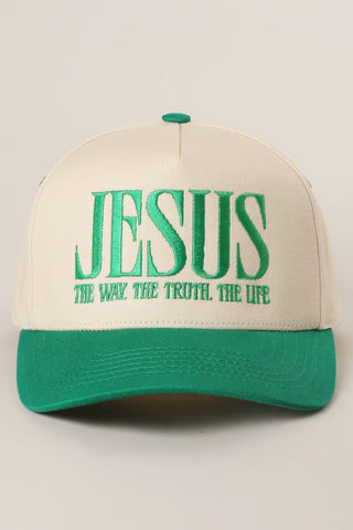Jesus, the way, the truth and the life trucker hat