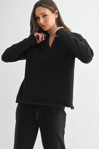 LS henley pullover