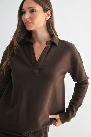 LS henley pullover
