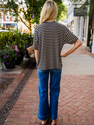 SS oversized stripe top