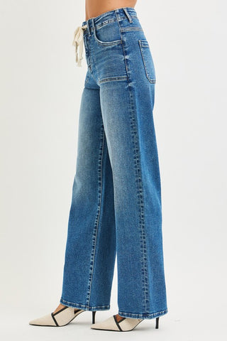 Tie waist HR jeans