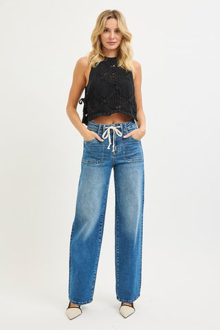 Tie waist HR jeans