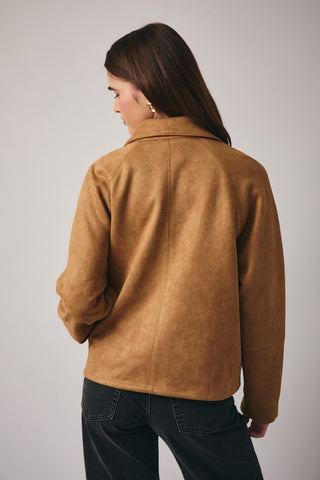 Tan suede jacket