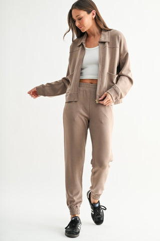 Taupe laguna flow joggers