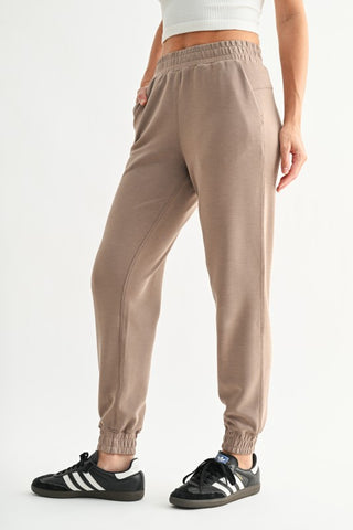 Taupe laguna flow joggers