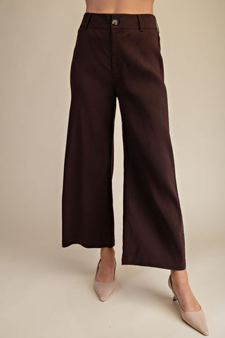 Brown high waist pants