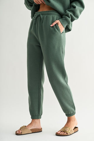 Eldergreen fleece billow pants