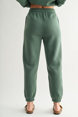 Eldergreen fleece billow pants