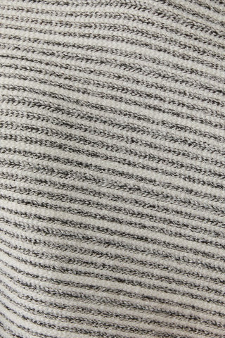 Grey & white striped shorts