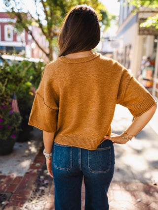 Crew neck SS sweater