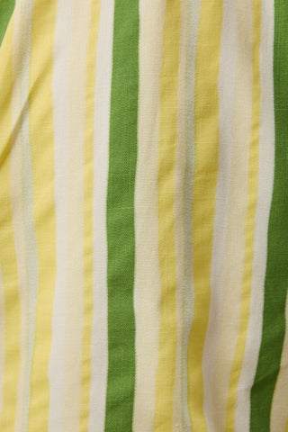 Lemon multi stripe dress
