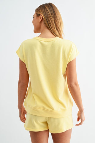 French terry comfort top
