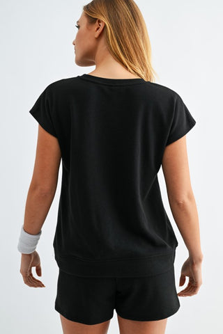 French terry comfort top
