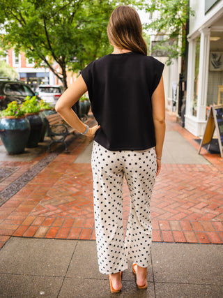 Polka dot pants
