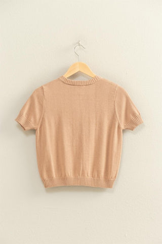 SS button front cardigan