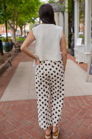 Polka dot pants