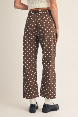 Polka dot pants