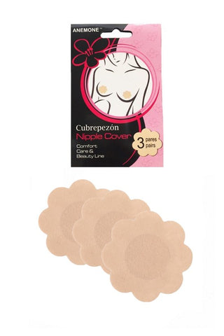 3 pack nude nipple cover petals