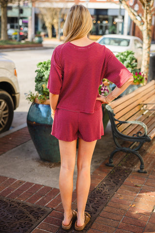 Thin stripe HR shorts
