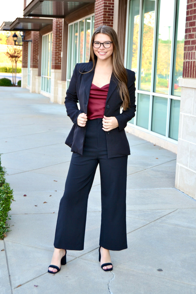 Fashion Jackson Black Blazer Blazer With Jeans For Ladies Lynnia Blazer In  Good Wool Black Women's Business Casual
