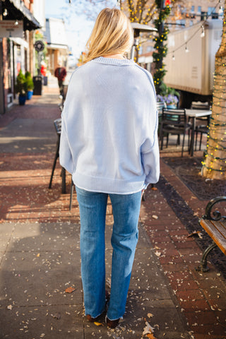 Ls oversized pocket sweater