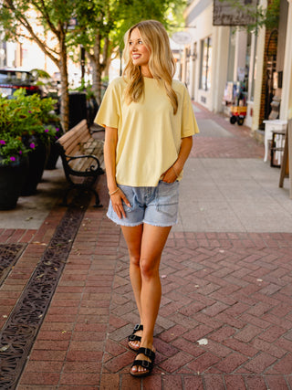 Crew neck tee