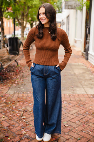 LS ribbed sweater