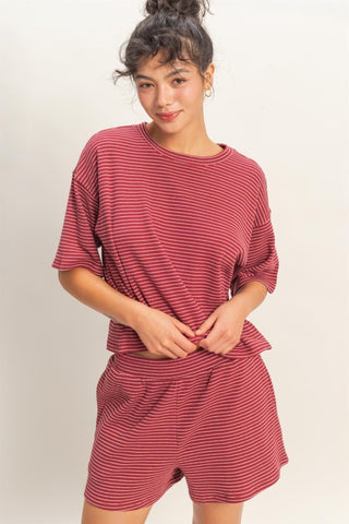 Thin stripe HR shorts
