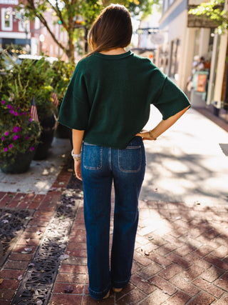 Crew neck SS sweater